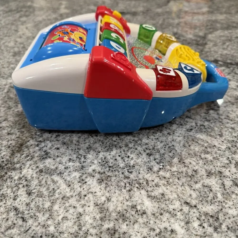 VINTAGE-2000 Fisher Price Baby Jivin Jukebox Smartronics Sounds Lights Toy-Works